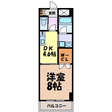 カーサビアンカ黒川 間取り図