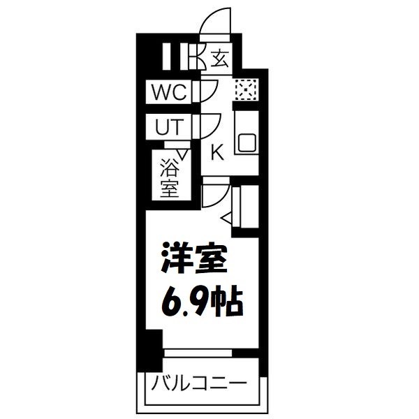 メイクスアート太閤通 間取り図