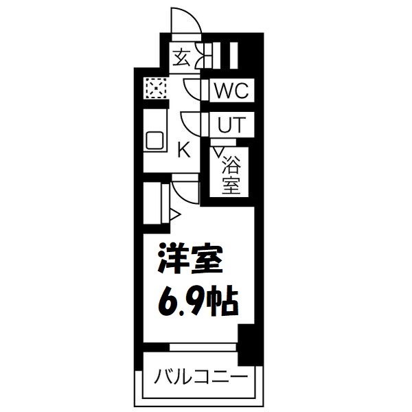 メイクスアート太閤通 間取り図
