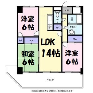 カーサ本山 間取り図