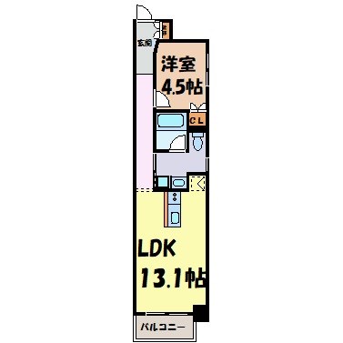 アプリーレ久屋大通公園 間取り図