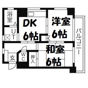 セントラルハイツ駒方 間取り図