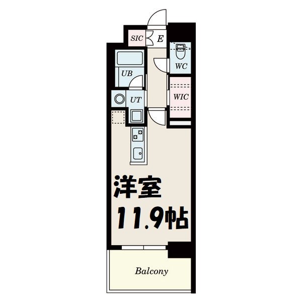 エルスタンザ名駅西 間取り図