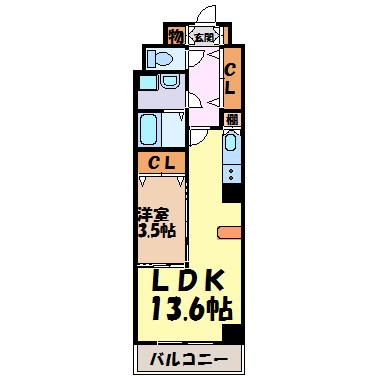 ライジング泉コートⅡ 間取り図