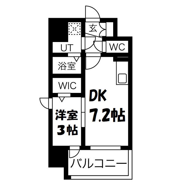 エスリード泉　外堀通 間取り図
