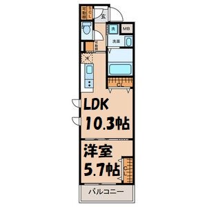 COZY豊岡通 間取り図