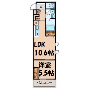 COZY豊岡通 間取り図