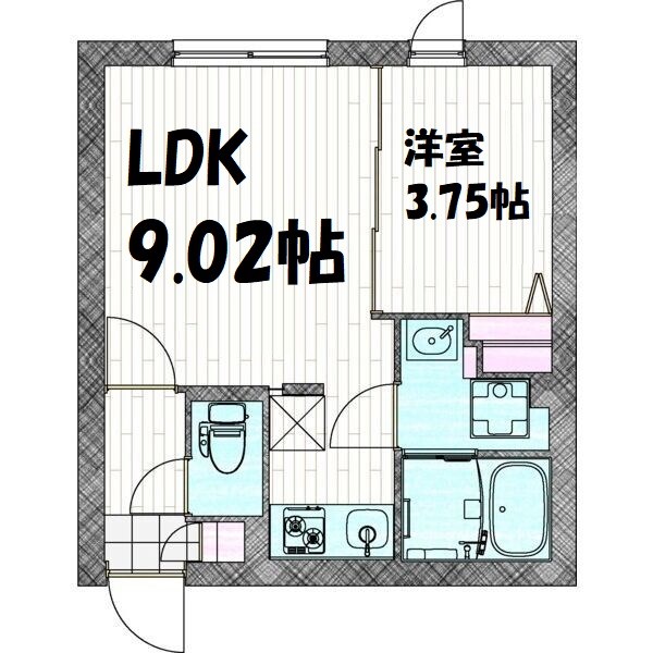 quador川名 間取り図