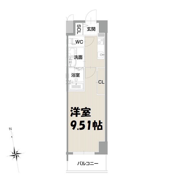 フォルティス今池 間取り図