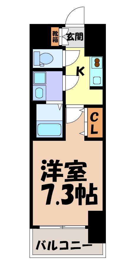 S-RESIDENCE池下駅前 間取り図
