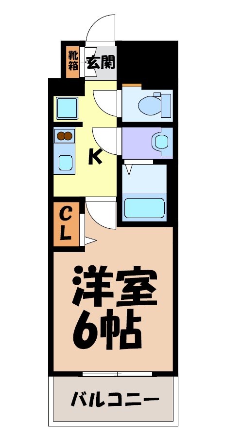 ディアレイシャス矢場町 間取り図