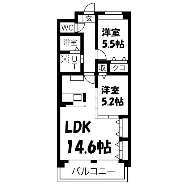 ドルチェ茶屋ヶ坂 間取り図