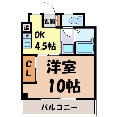 グリーンハイツ徳川 間取り図