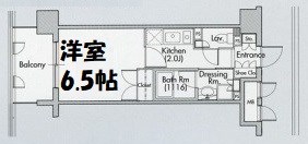 グラン・アベニュー名駅 間取り図