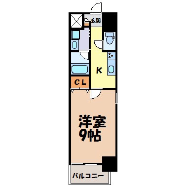 トレヴィ高岳 間取り図