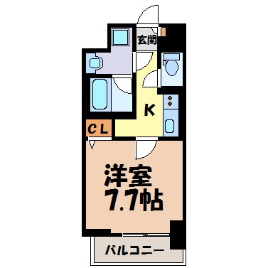 レジデンスユウキ 間取り図