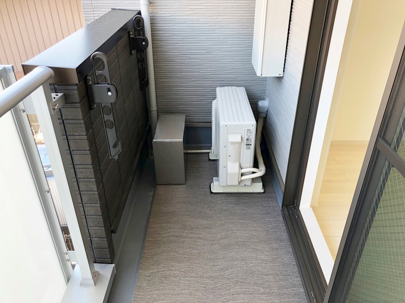 アスピラシオン尾頭橋 ベランダ