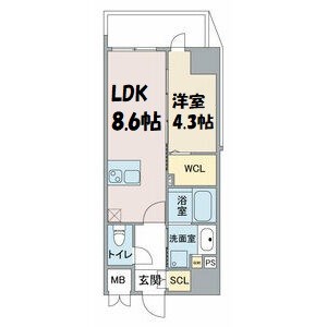 ブレストンコート金山 間取り図