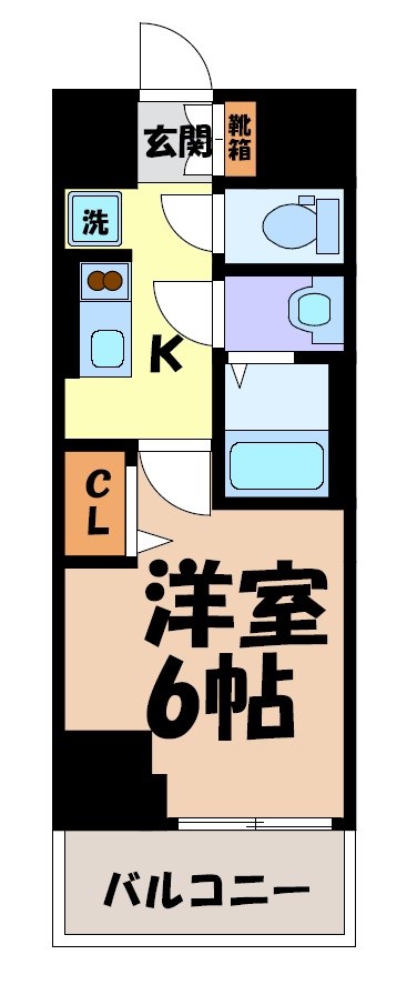 プレサンス大須観音フィエスタ 間取り図