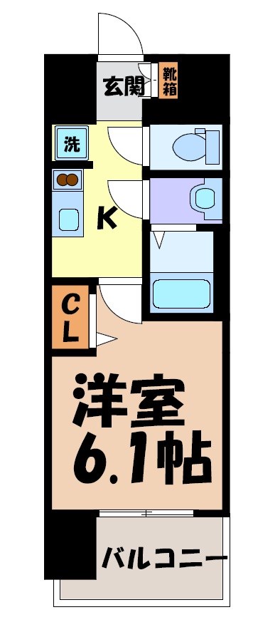 プレサンス大須観音フィエスタ 間取り図