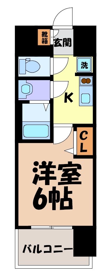 プレサンス大須観音フィエスタ 間取り図