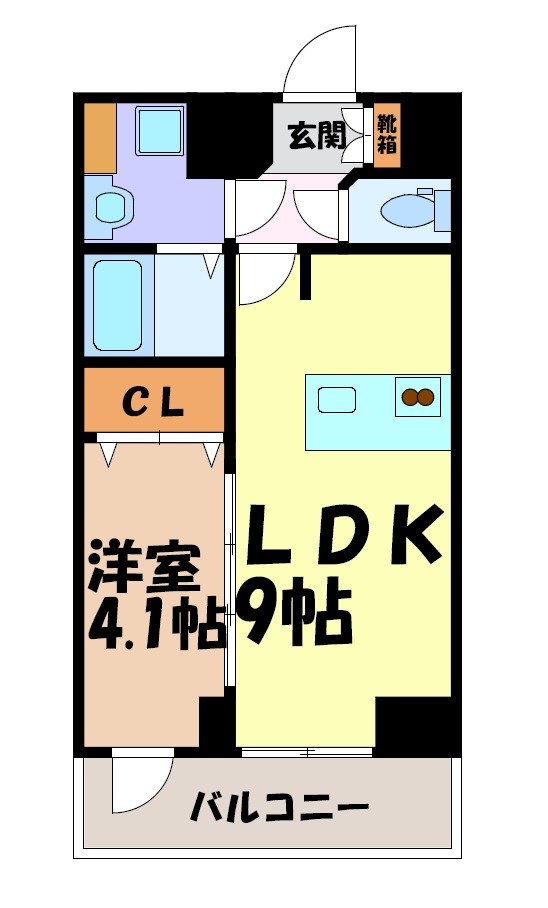 プレサンス大須観音フィエスタ 間取り図