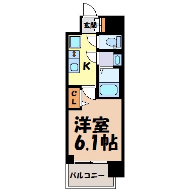 ディアレイシャス金山 間取り図