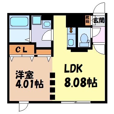 Branche覚王山Ⅱ 間取り