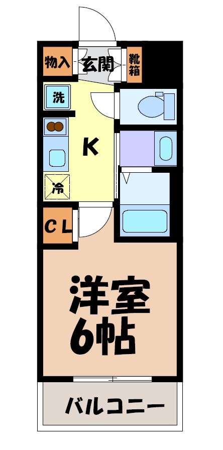 エステムコート名古屋新栄アクシス 間取り図
