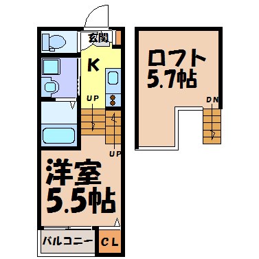 ハーモニーテラス車道 間取り図