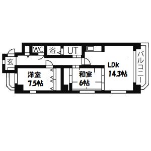 ハイムクランツ 間取り図