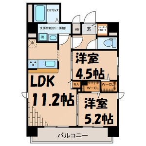Z・R東別院 間取り図