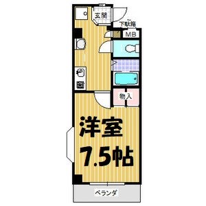 クオーレ前山 間取り図