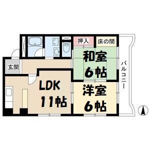 メゾン・ド・川名 間取り