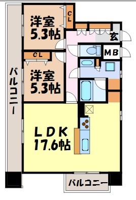 シティコーポ千代田 間取り図