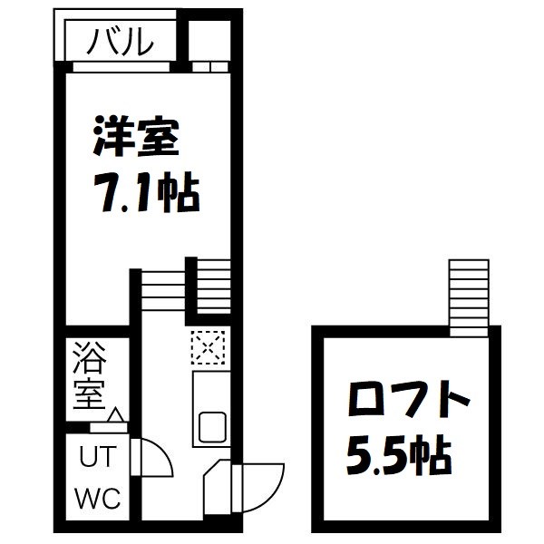 La Mer Bleu 間取り図