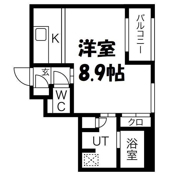 SPACE CUBE HONJIN 間取り図