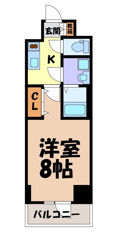エスリード栄クロスシティ 間取り図