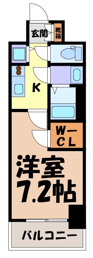 エスリード新栄グラティア 間取り図