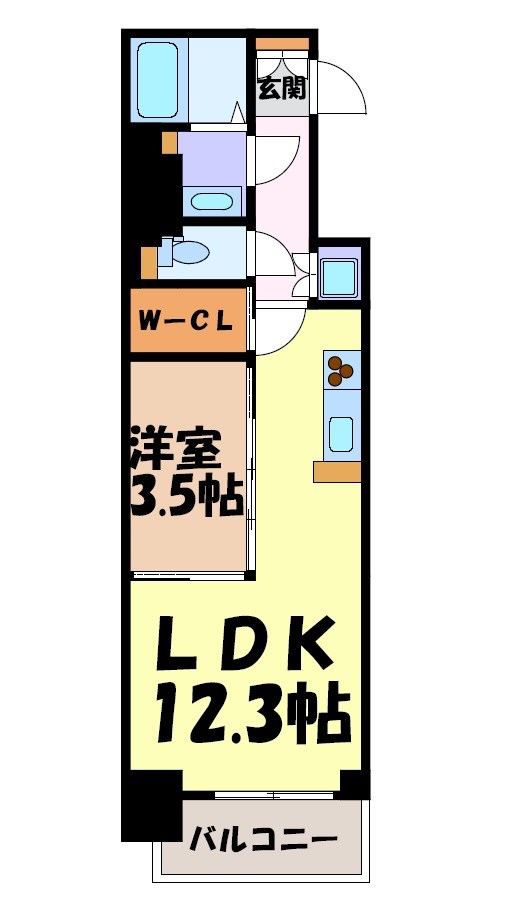 スリーアイランドタワー久屋大通 間取り図