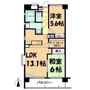 アーバンドエル大曽根東 間取り図