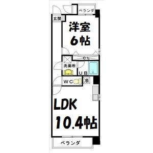 ルミナス城見 間取り図