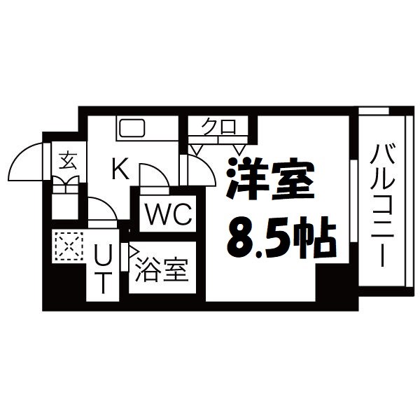 レジデンシア泉Ⅰ 間取り図