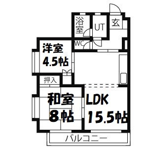 第18オオタビル 間取り図