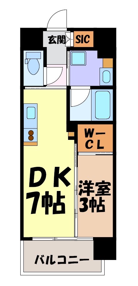 スリーアイランドタワー桜山 間取り図