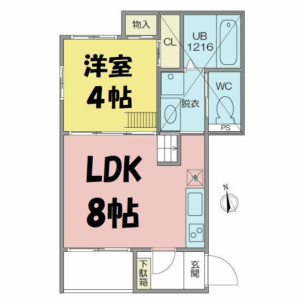 アンソレイエSAKAE 間取り図