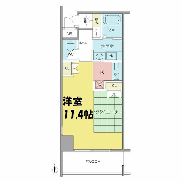 鶴舞ガーデンコート 間取り図