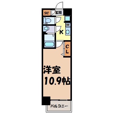 プレサンス丸の内リラティ 間取り図