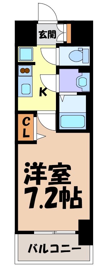 プレサンス上前津エレスタ 間取り図