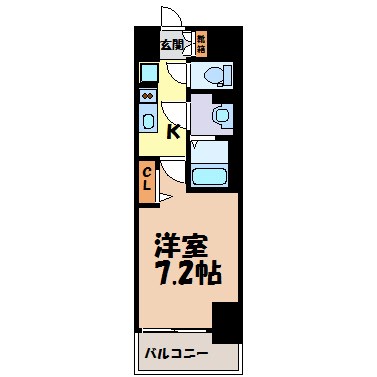 プレサンス新栄リベラ 間取り図